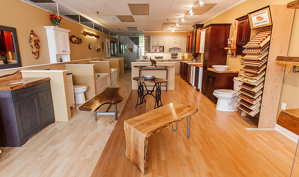Inside the Living Edge Showroom - Your Home Renovation Experts