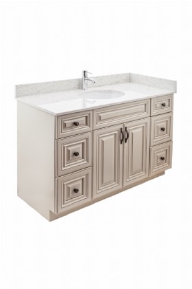 Antique White Bathroom Vanity - 