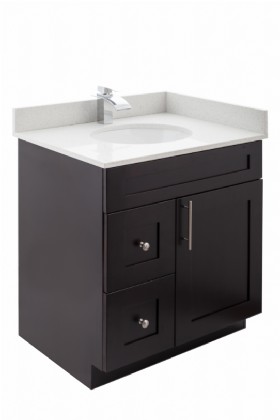 Espresso Bathroom Vanity - 